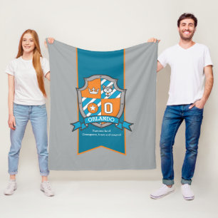 Couverture Polaire Garçons Orlando ou lettre O nom signifiant couvert