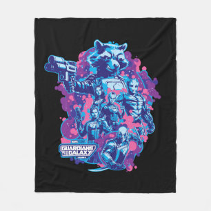 Couverture Polaire Gardiens de la Galaxie Graphique d'équipe stylisé