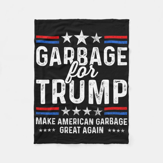 Couverture Polaire Garge For Trump Make Trump President Of America 20 (Devant)