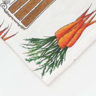Couverture Polaire Gâteau de carottes tranche de carottes orange fraî