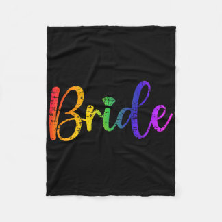 Couverture Polaire Gay Lesbienne Lgbt Mariage Mariée Tee Bachelore