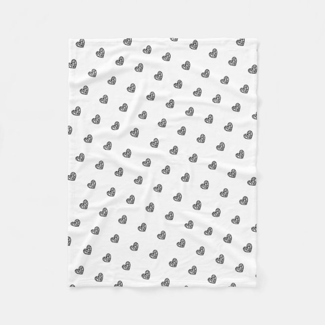 Couverture Polaire Geo Heart Icon Pet (Devant)