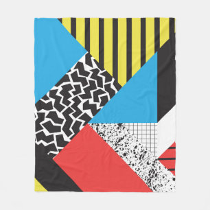 Couverture Polaire Géométrie moderne : Style Abstrait sans couture