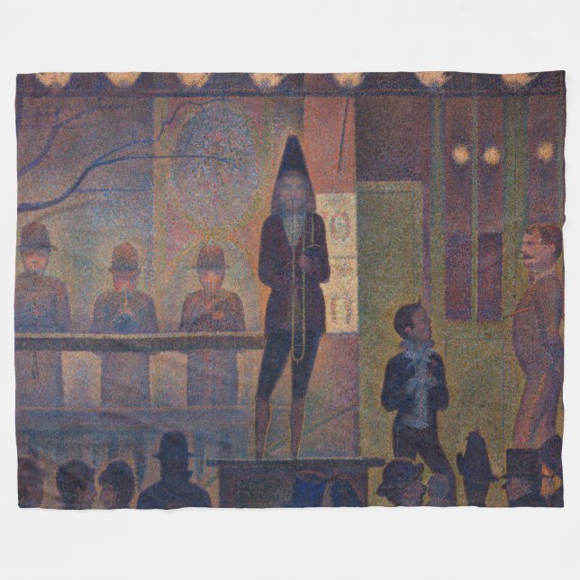 Couverture Polaire Georges Seurat - Diaporama de cirque (Devant (Horizontal))
