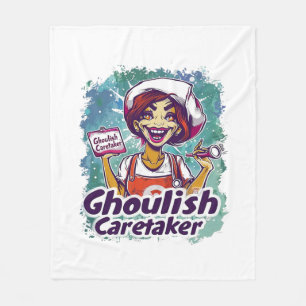 Couverture Polaire Ghoulish Infirmière soignante