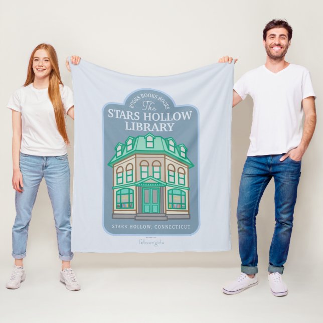 Couverture Polaire Gilmore Girls | Bibliothèque Stars Hollow (En situation)