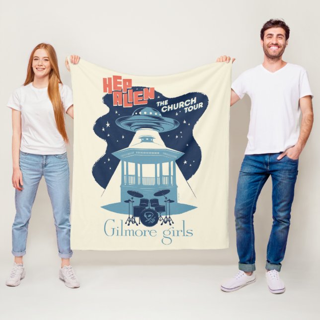 Couverture Polaire Gilmore Girls Hep Alien Church Tour (En situation)