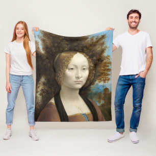 Couverture Polaire Ginevra de' Benci Leonardo da Vinci