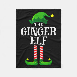 Couverture Polaire Ginger Elf Matching Family Group Christmas Party P