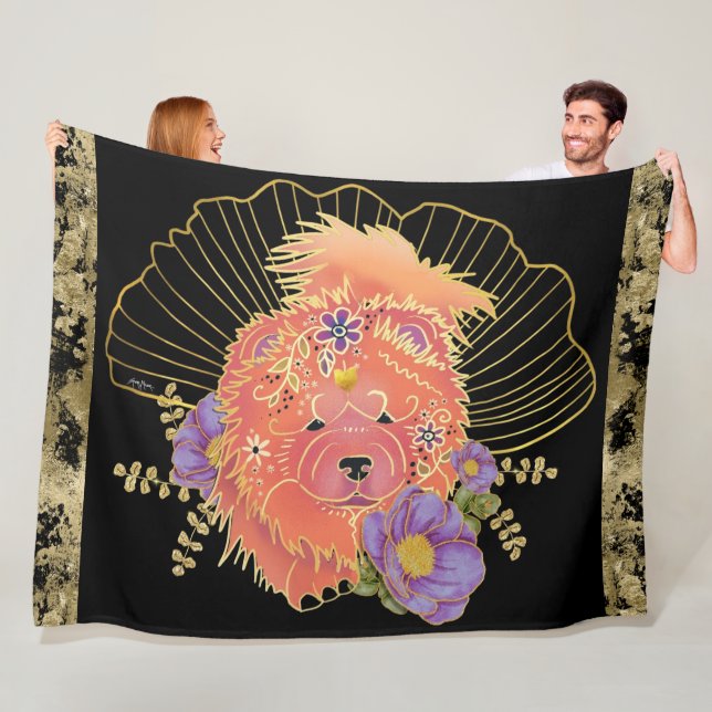 Couverture Polaire GINKGO SPIRIT Chow (En situation)