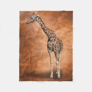 COUVERTURE POLAIRE GIRAFE