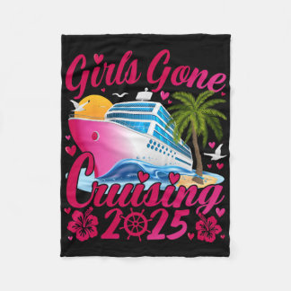 Couverture Polaire Girls Gone Cruising 2025 Women Cruise Vacation 