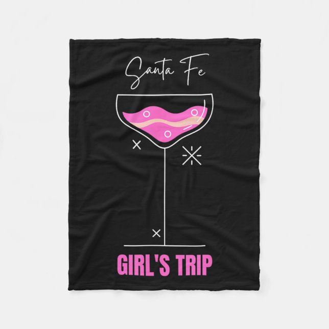 Couverture Polaire Girls Trip Beach Drink Santa Fe New Mexico  (Devant)