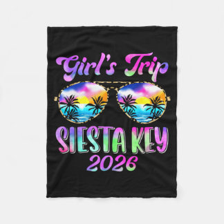 Couverture Polaire Girls Trip Siesta Key 2026 Summer Beach Weekend
