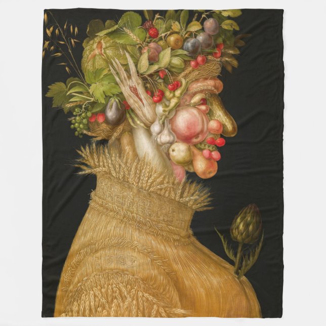 Couverture Polaire Giuseppe Arcimboldo - Été (Devant)