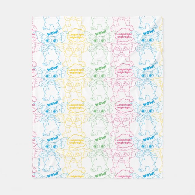 Couverture Polaire Gizmo | Bright Light! Bright Light! (Devant)