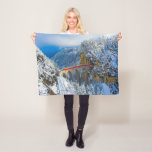 Couverture Polaire Glace et neige Express Bernina, Suisse