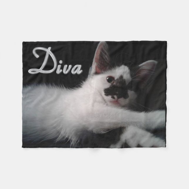 Couverture Polaire Glamor Kitty (Devant (Horizontal))