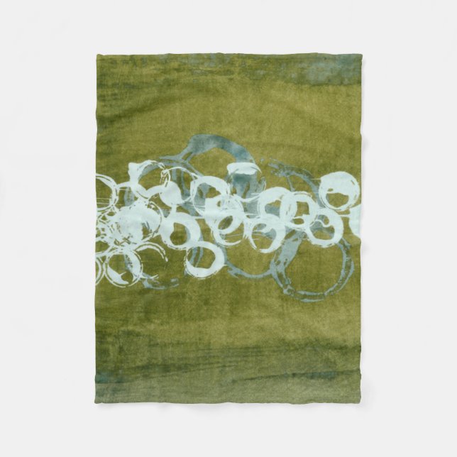 Couverture Polaire Globes verts I (Devant)