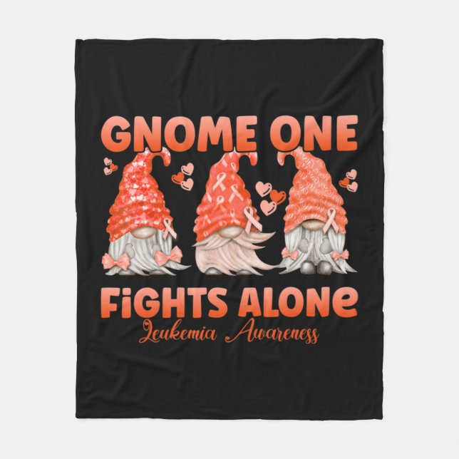 Couverture Polaire Gnome One lutte seule contre la leucémie orange (Devant)
