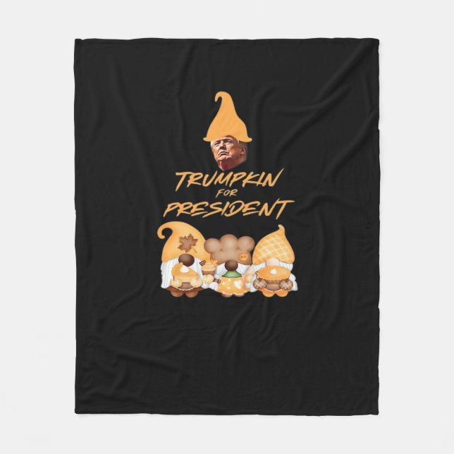 Couverture Polaire Gnome Sweet Gnome Vote Trumpkin Classic (Devant)