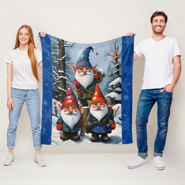 Couverture Polaire Gnomes des forêts d'hiver (En situation)