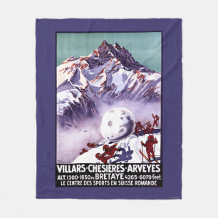 Couverture Polaire Gnomes vilains faisant l'affiche géante de