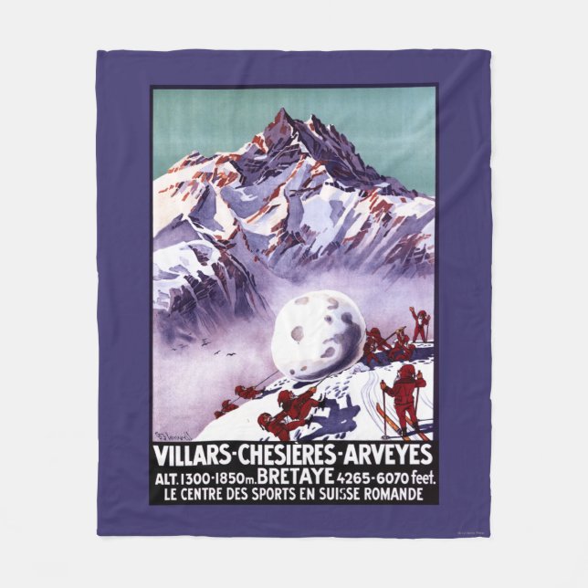 Couverture Polaire Gnomes vilains faisant l'affiche géante de (Devant)