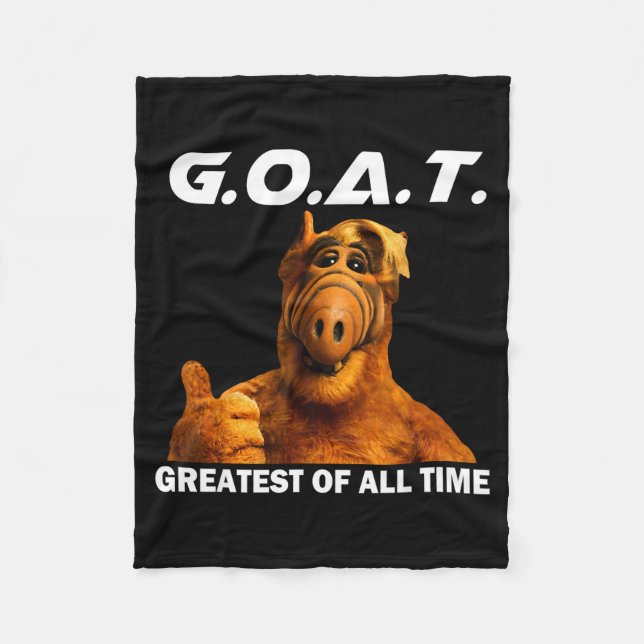Couverture Polaire Goat Greatest Of All Time Funny Meme  (Devant)