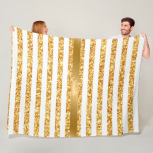Couverture Polaire Gold Horizontal Parties scintillant Boho Popular C