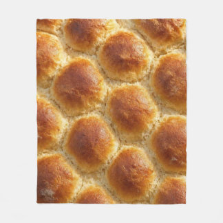 Couverture Polaire Golden Harmony – Soft & Warm Bread Texture Art