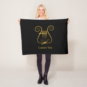 Couverture Polaire Golden lyre
