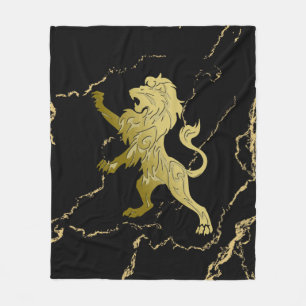 Couverture Polaire Golden Royal Lion