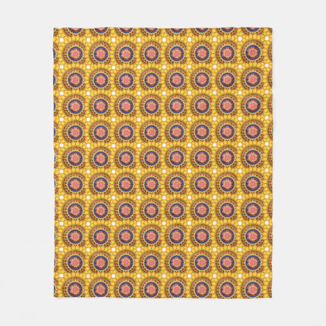 Couverture Polaire Golden sunburst  (Devant)