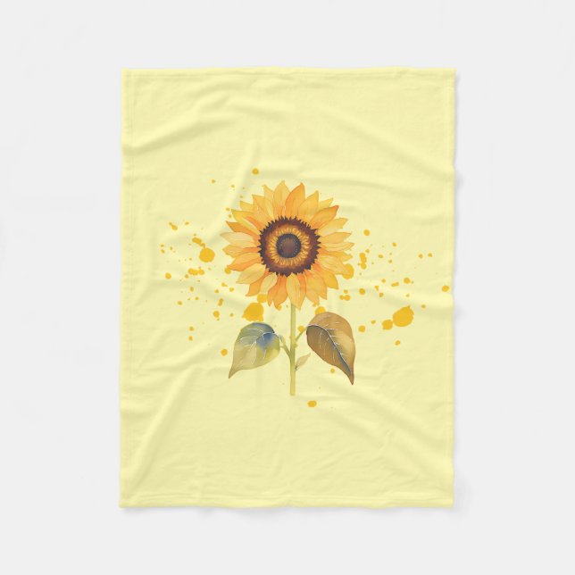 Couverture Polaire Golden Sunburst (Devant)