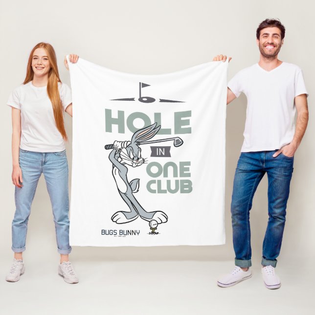 Couverture Polaire Golf BUNNY™ - Trou en un club (En situation)