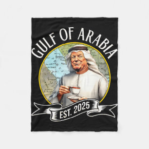 Couverture Polaire Golfe D'Arabie Est 2025 Funny Trump Vintage