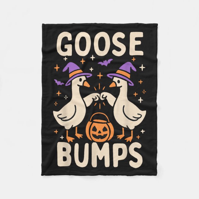 Couverture Polaire Goose Bumps Goosebumps Halloween Silly Meme Funny  (Devant)