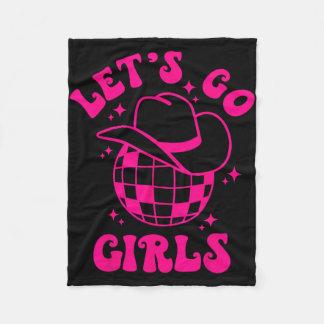 Couverture Polaire Go's Go Girls Team Bride Cowgirl Casquette Disco B