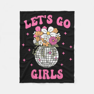 Couverture Polaire Go's Go Girls Team Mariée Floral Disco Bachelorett