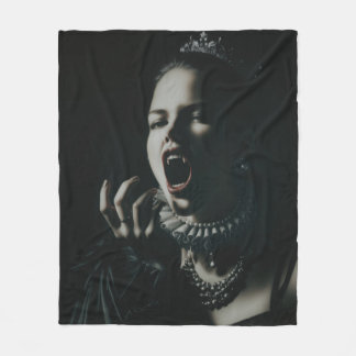 Couverture Polaire Gothic Vampire Queen Throw Blanket – Dark Fantasy 