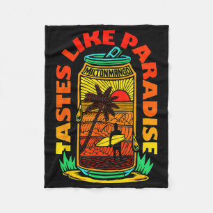 Couverture Polaire Goûte comme le paradis Milton Mango Surfing Sunset