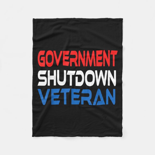 Couverture Polaire Government Shutdown Veteran  (Devant)