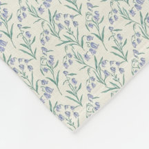 Graceful 1940s Vintage Bluebell & Muted Teal