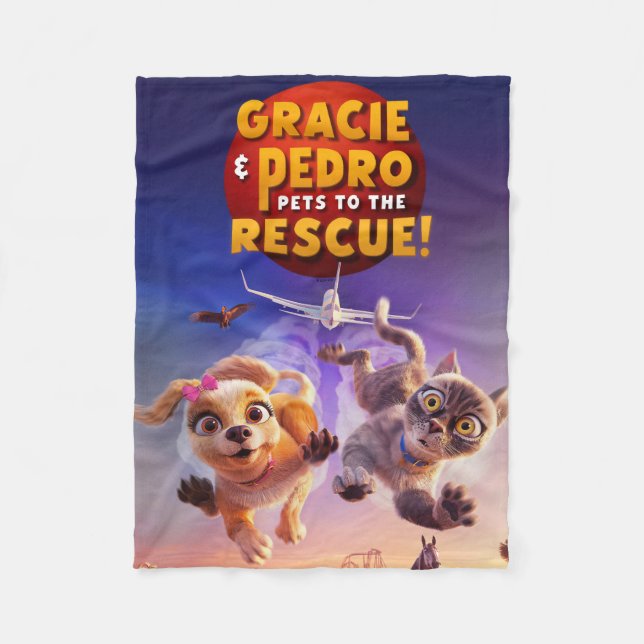 Couverture Polaire Gracie & Pedro : Animaux de compagnie à la Secourt (Devant)