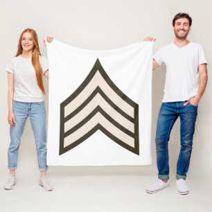 Couverture Polaire grade de sergent de l'armée