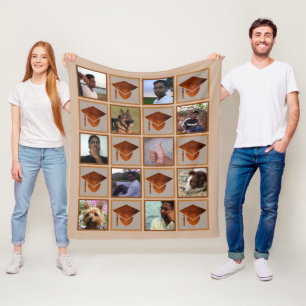 Couverture Polaire Graduation Copper Graduate Keepsaké 10 Photo