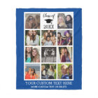 Graduation Custom Photo Collage Bleu