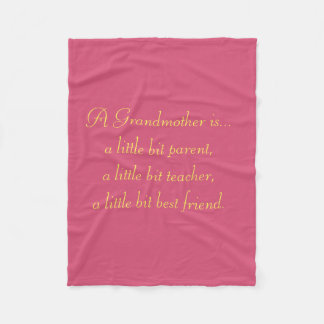 Couverture Polaire Grand-maman