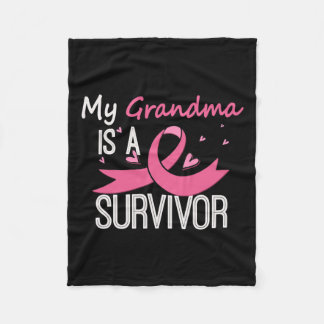 Couverture Polaire Grand-Mère Est Une Survivante Sensibilisation Au C